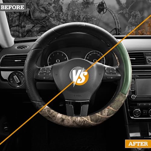 Mossy Oak Full Camo Steering Wheel Cover - Image 2