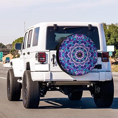 Bohemian Style Mandala Print Spare Tire Cover - Image 2