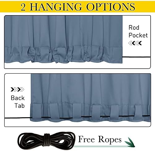 NICETOWN 2 PCs Waterproof Outdoor Curtains - Image 2