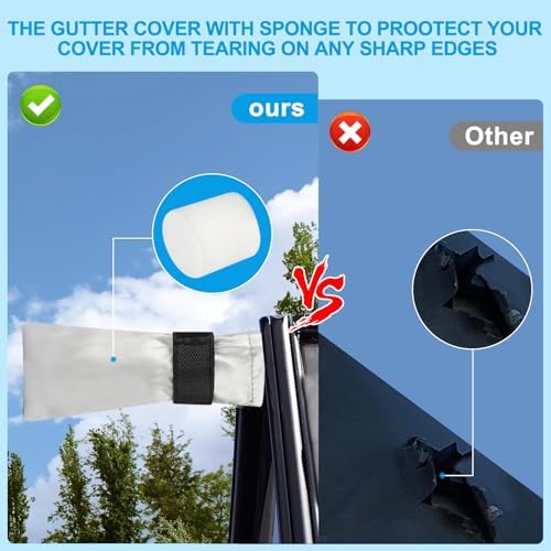 Mofeez Travel Trailer RV Cover 420D Oxford 22'-24' Camper Cover RV Covers - Image 2