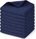 Homaxy Microfiber Waffle Weave Kitchen Dish Cloths, 8 Pack by Homaxy