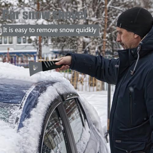 Ice Scraper for Car Windshield, Auto Freezer Shovel Defroster, Universal Fit - Image 4
