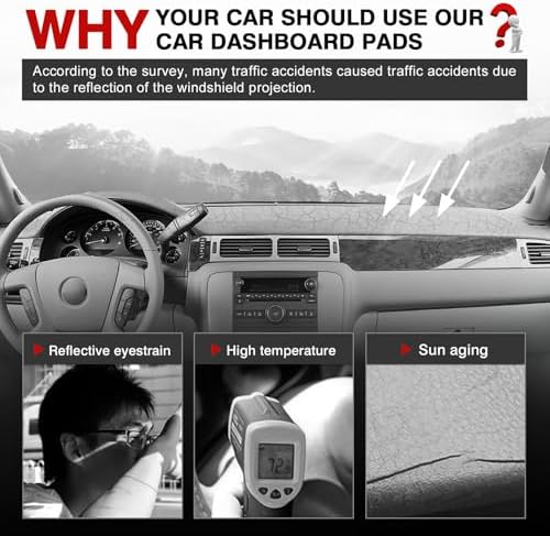 Autorder Beige Dashboard Cover Mat - Image 2