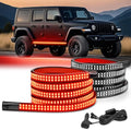 Nilight 2PCS 70 Inch Running Board LED Lights Strip Red by Nilight