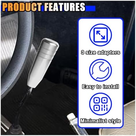 KITUREK 5" Heavy Weighted Shifter Knob, Aluminum Alloy - Image 3
