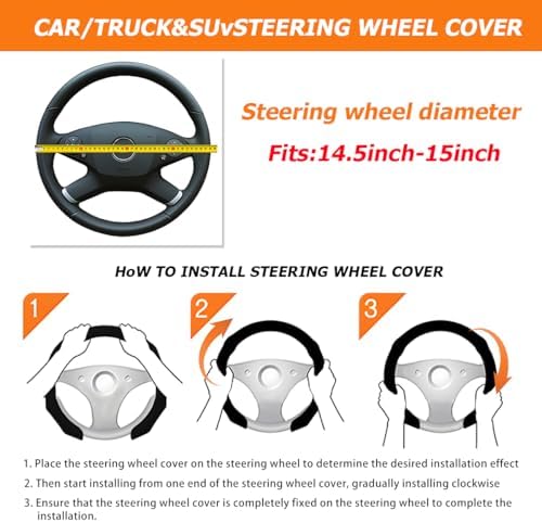 Mandark 15 Inch Car Steering Wheel Cover - Image 6