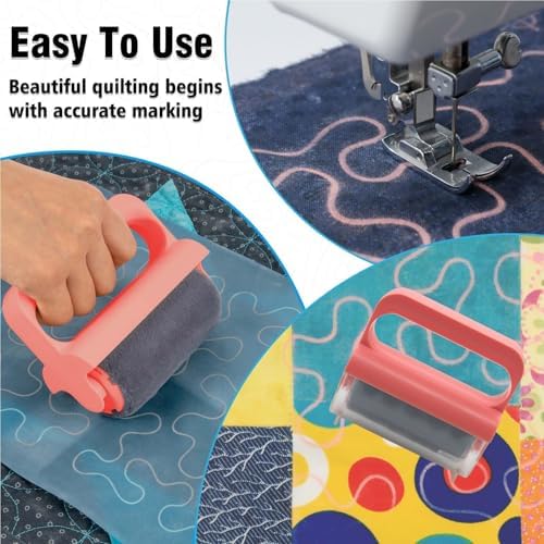 Chalk Powder Roller, Quilting Stencil Transfer Tool - Image 3