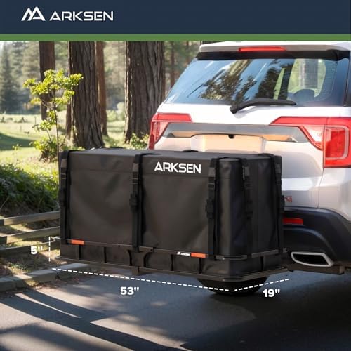 ARKSEN 53" x 19" x 5" Hitch Cargo Carrier - Image 2