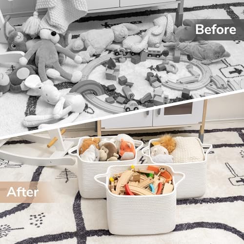 Goodpick Woven Storage Basket for Shelves - Image 7