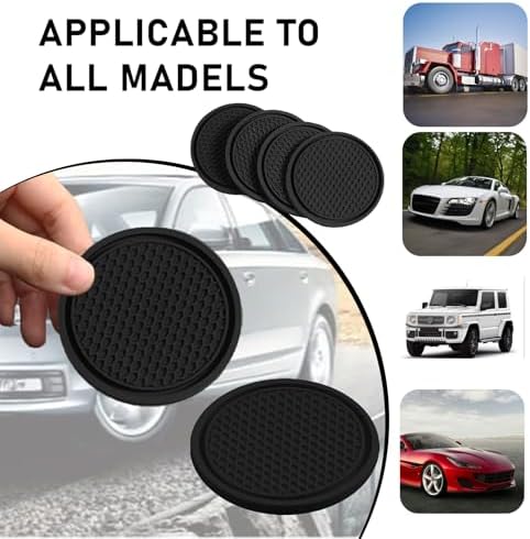 Car Cup Coaster, Universal Non-Slip Cup Holder Coasters - Image 6
