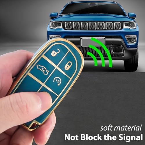 OLLEN TPU Key Fob Cover with Bling Ring, Fit - Image 6