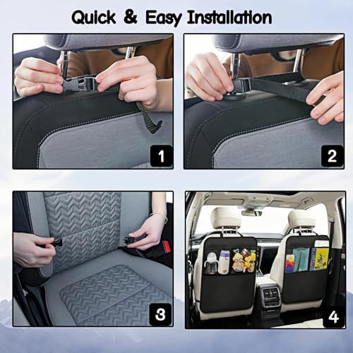 Btolin 2-Pack Rear Seat Protectors 24"x16.5" - Image 7