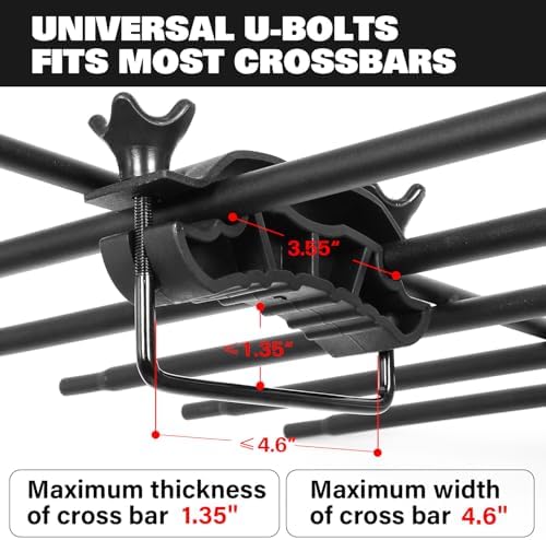 WEIZE Roof Rack Carrier Basket Universal Rooftop 64" x 39" x 5" Large Size Roof - Image 6