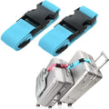 Luggage Straps Travel Belt Multiple Suitcase Connector, 2 Pack Light Blue by Ajmyonsp