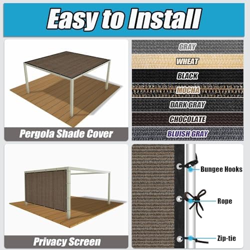 Amagenix Sun Shade Cloth Privacy Screen - Image 5