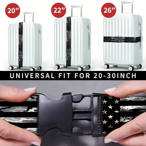 Luggage Straps for Suitcases, Heavy Duty Travel Belt - Image 4