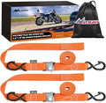 Nilight Motorcycle Tie Down Straps 1.5”×8’ by Nilight