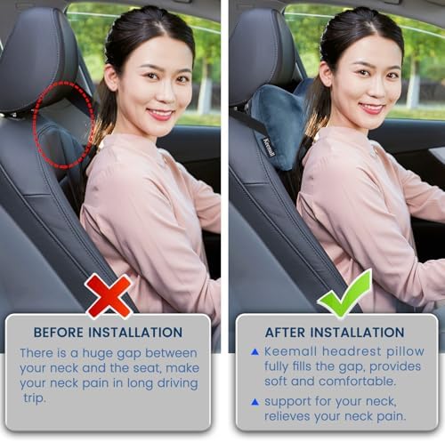 Keemall Inflatable Travel Neck Car Pillow Sleeping Road Trip Essentials - Image 4