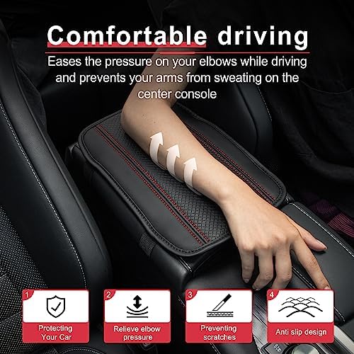 Amiss Car Center Console Pad, Universal Waterproof Car Armrest Seat Box Cover - Image 4
