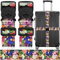 2 Pack Luggage Straps for Suitcases, Adjustable Travel Belt by ZHOMA