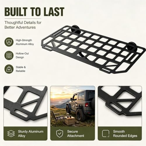 Magnetic Vehicle Side Table, Foldable Camping Platform Compatible - Image 5