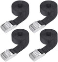 Ayaport Lashing Straps with Stainless Steel Cam Buckle 0.75" x 4', 4 Pack by Ayaport