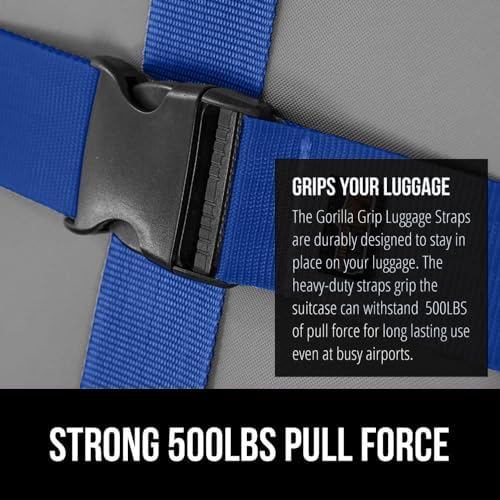 GORILLA GRIP Heavy Duty Luggage Straps - Image 3