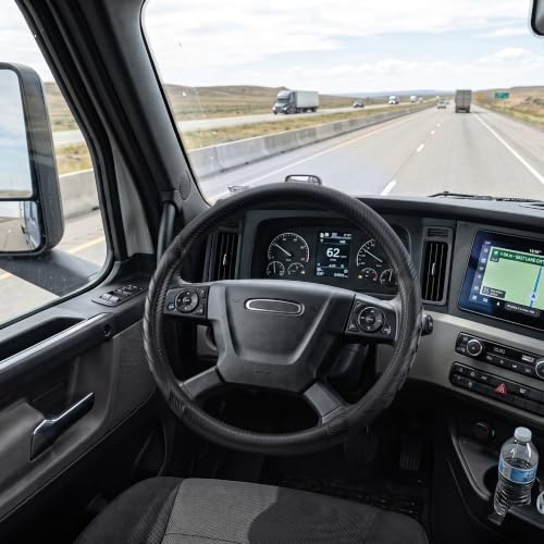 West Llama Semi Truck Steering Wheel Cover, Universal Fit 17.5-18 Inch Large - Image 3