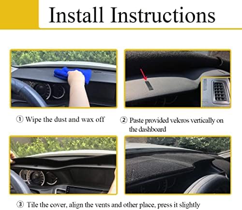 Dash Cover Mat Fit for Honda Pilot Ridgeline PassportF171 - Image 4