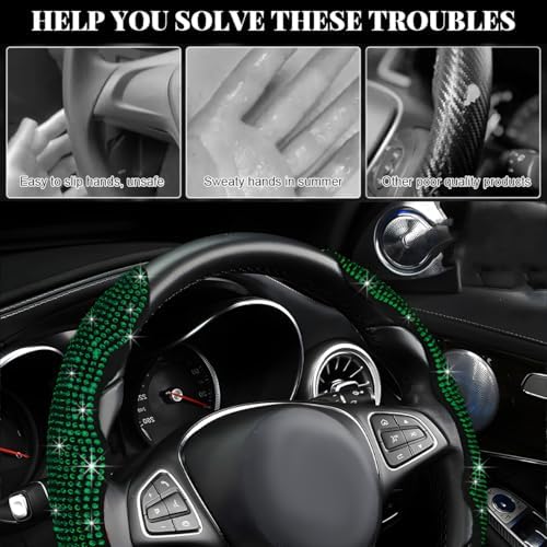 2 PCS Steering Wheel Cover, Segmented Car Wheel Covers - Image 6