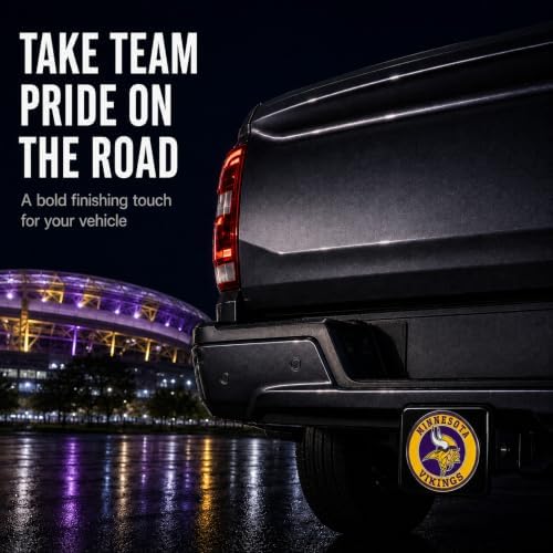 Minnesota Vikings Trailer Hitch Cover - Image 6