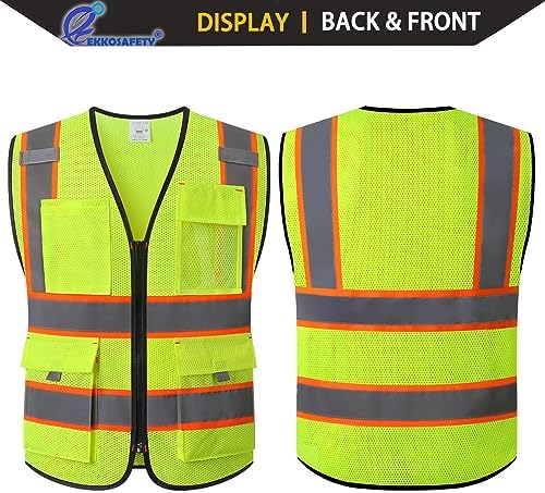 High Vis Safety Vest for Men - Image 4