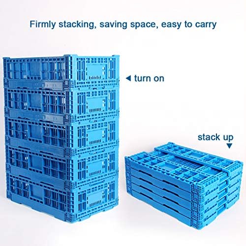 Collapsible Storage Bin Containe，43 Liter Transfer box, crate Transit storage - Image 3