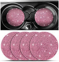 Osilly 4PCS 2.75 Inch Rhinestone Cup Holder Coasters by Osilly