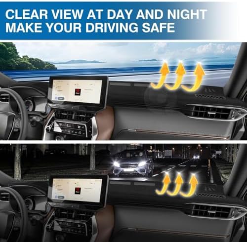 KUST Black Dash Cover for Toyota Venza 2021 2022 2023 2024 Left Hand Driving - Image 6