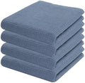 PurpleEssences Solid Kitchen Cloths, Dish Towel 15x25 Set of 4 by PurpleEssences