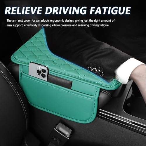 Stacool Upgraded Car Center Console Cover, Microfiber Leather Car Armrest Cover - Image 4