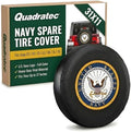 Quadratec Spare Tire Cover, U.S. Navy Licensed Logo by Quadratec