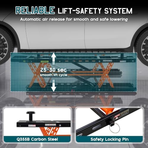 Albott 7000 lb Portable Car Lift - Image 4