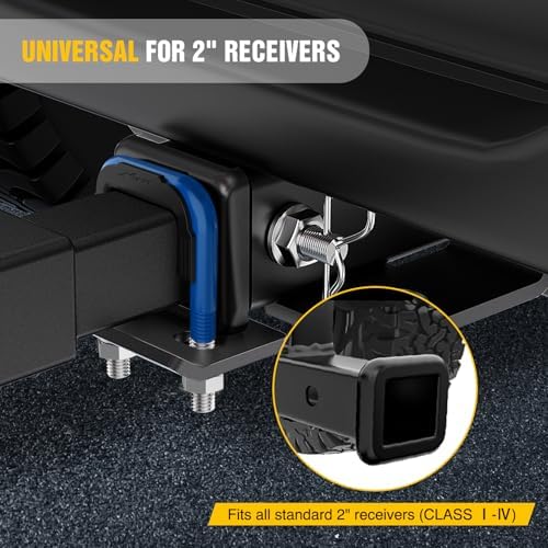 Nilight Trailer Hitch Tightener Anti-Rattle Dark Blue U-Bolt - Image 6
