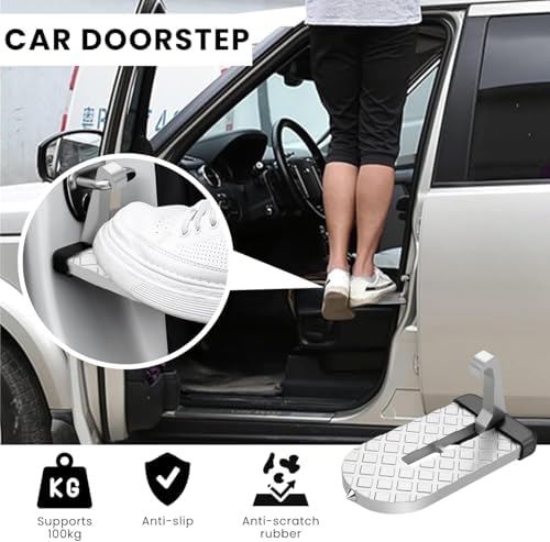 Car Door Pedal, for Skoda Octavia Wagon 2018-2021 Car Doorstep Foot Folding - Image 3