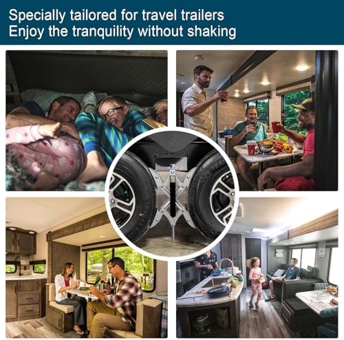 RV X Chocks Wheel Stabilizer for Travel Trailers, RV X-Shaped Wheel Chocks - Image 2