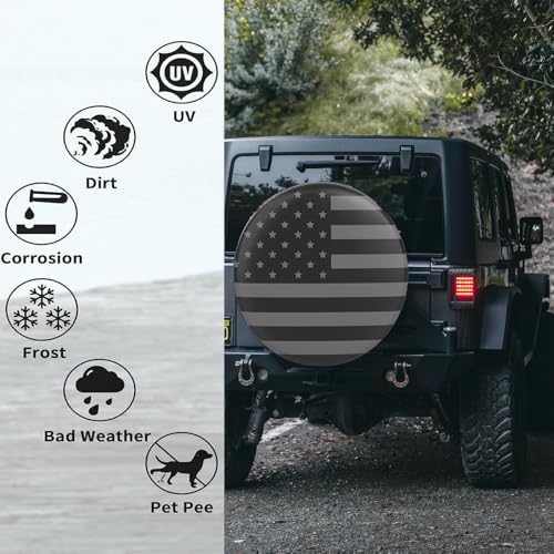 Waterproof Leather Spare Tire Cover - Image 5