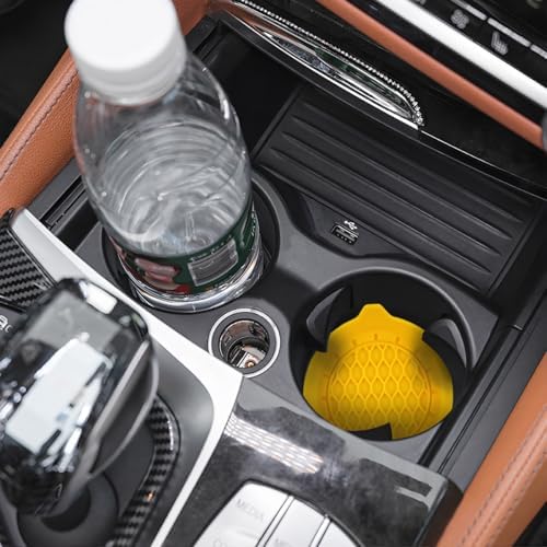 Zpana 4PCS Car Cup Holder Coasters, Silicone Non-Slip Vehicle Cup Recessed Mats - Image 4
