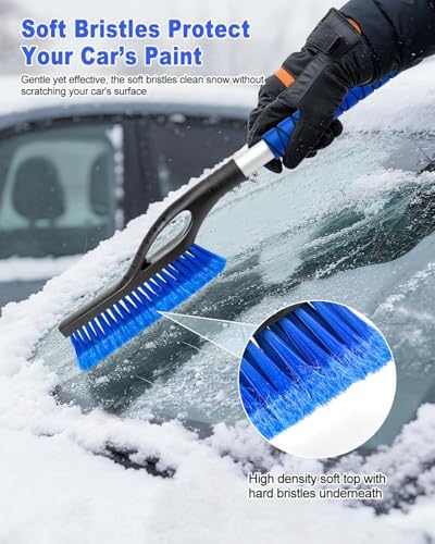 27'' Ice Scraper Snow Brush for Car Windshield - Image 3