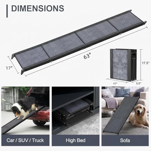 Dog Ramp for Car, Folding Pet Ramp - Image 2