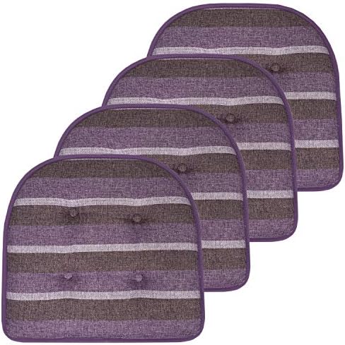 Sweet Home Collection Chair Cushion Memory Foam Pads Tufted Slip Non Skid by SweetHomeCollection