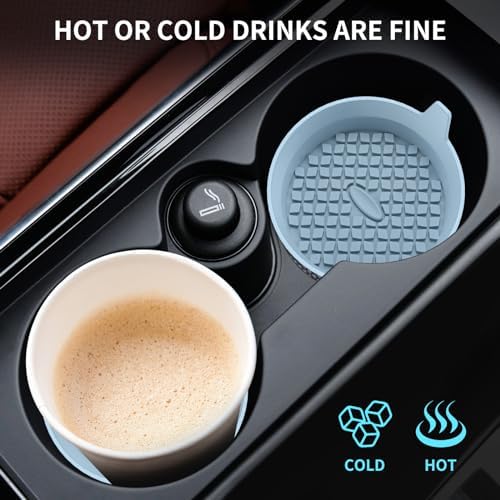 ME.FAN Car Cup Holder Coasters Silicone Cups Mats, Automotive Universal - Image 6