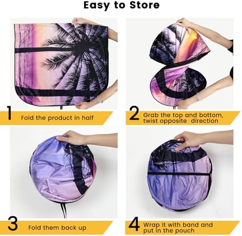 Windshield Sun Shade, Reflective Car Sunshade Blocks Heat, 57 x 31.5 in - Image 6
