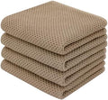Homaxy 100% Cotton Waffle Weave Kitchen Dish Towels 4-Pack by Homaxy